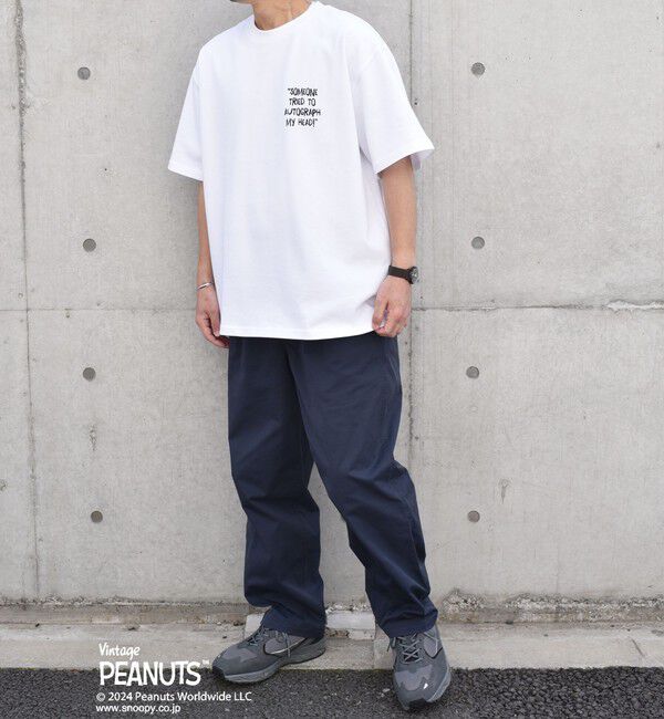 SHIPS any「SHIPS any: SNOOPY コラボ カルチャー グラフィック バック プリント Tシャツ◆」|Tシャツ・カットソー|