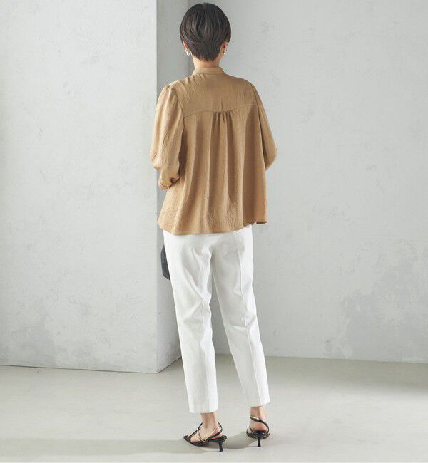 SHIPS for women「〈手洗い可能／UVカット〉ドライ オックス テーパード パンツ」|その他|