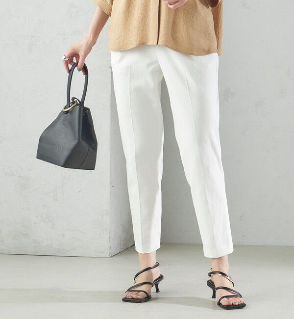 SHIPS for women「〈手洗い可能／UVカット〉ドライ オックス テーパード パンツ」|その他|