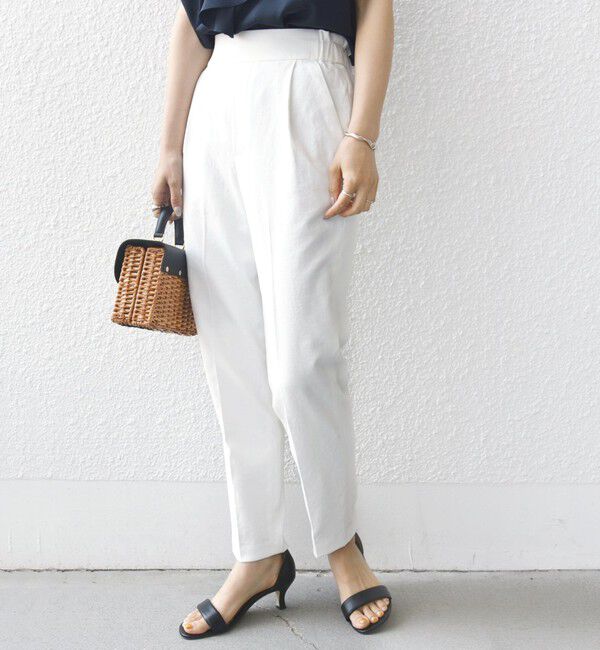 SHIPS for women「〈手洗い可能／UVカット〉ドライ オックス テーパード パンツ」|その他|