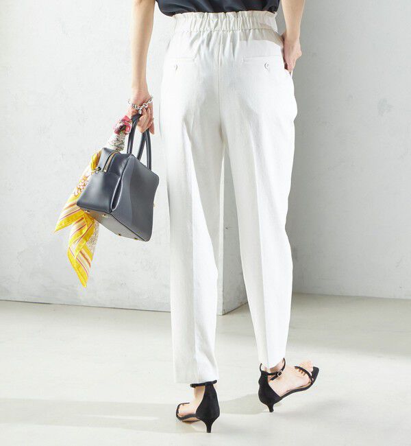 SHIPS for women「〈手洗い可能／UVカット〉ドライ オックス テーパード パンツ」|その他|