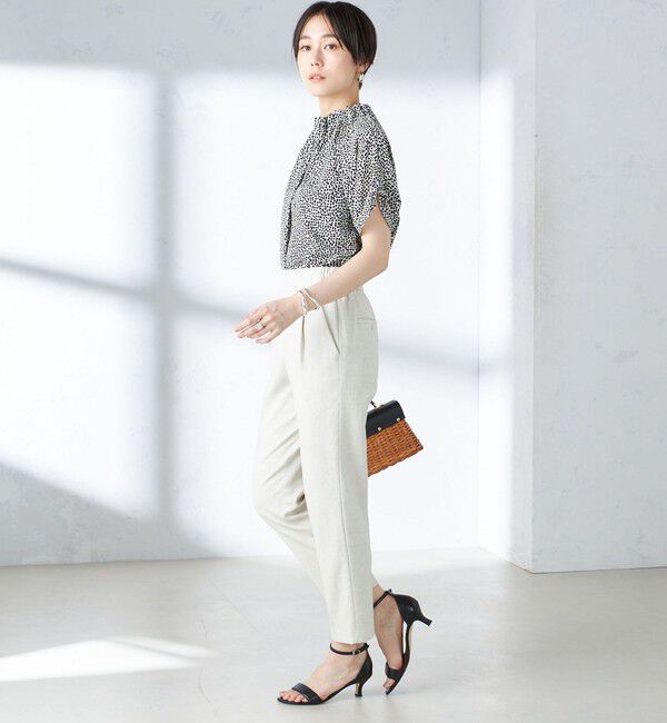 SHIPS for women「〈手洗い可能／UVカット〉ドライ オックス テーパード パンツ」|その他|