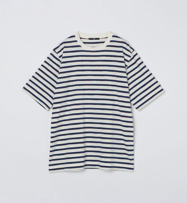 SHIPS「SHIPS: カスリ マルチ ボーダー Tシャツ」|Tシャツ・カットソー|