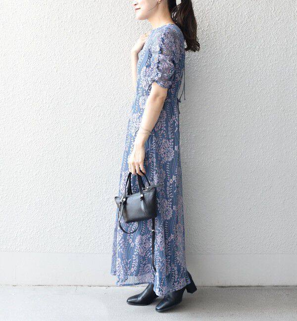 SHIPS for women「kaene:バックリボンレースワンピース 2（セレモニー対応可）」|ワンピース|