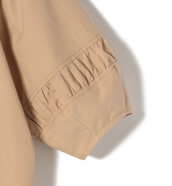 SHIPS for women「〈手洗い可能〉ランタン スリーブ キーネック ブラウス」|シャツ・ブラウス|