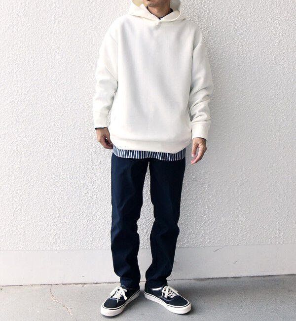 SHIPS any「SHIPS any: カラー ダンボール スナップ プルオーバー パーカー 25AW◇」|パーカー|