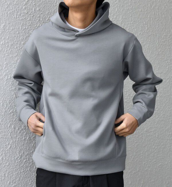 SHIPS any「SHIPS any: カラー ダンボール スナップ プルオーバー パーカー 25AW◇」|パーカー|トップグレー