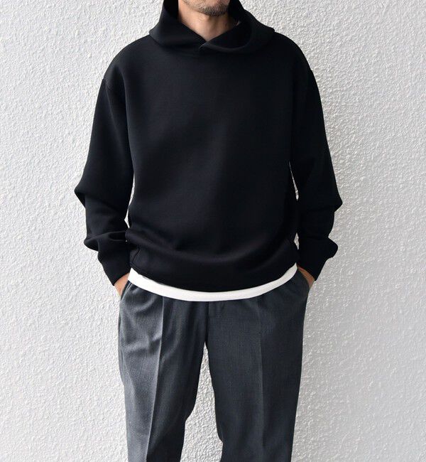 SHIPS any「SHIPS any: カラー ダンボール スナップ プルオーバー パーカー 25AW◇」|パーカー|