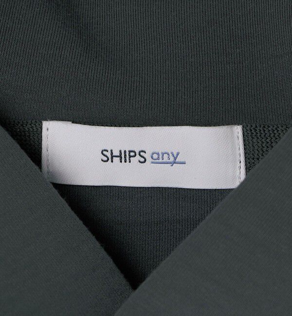 SHIPS any「SHIPS any: カラー ダンボール スナップ プルオーバー パーカー 25AW◇」|パーカー|