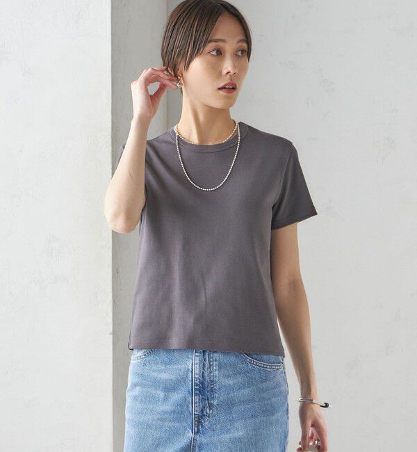 SHIPS for women「《一部追加予約》オーガニック コットン スムース TEE」|Tシャツ・カットソー|