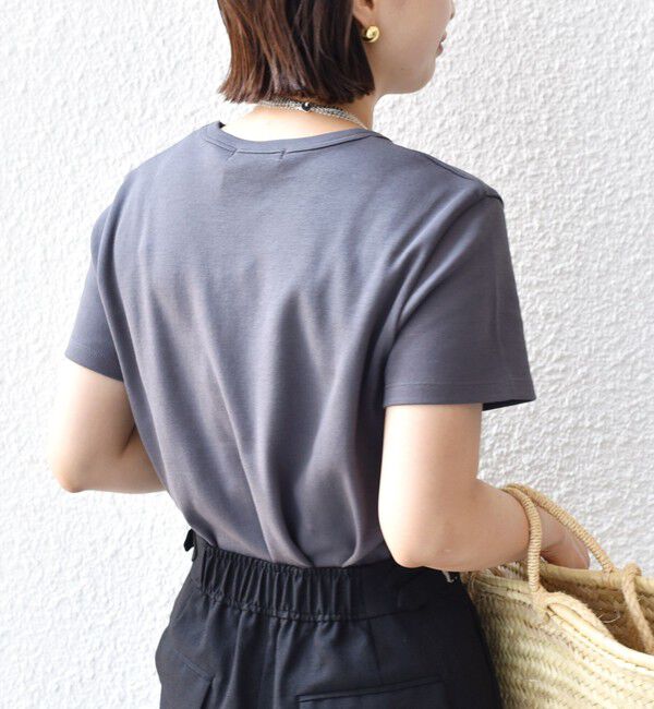 SHIPS for women「《一部追加予約》オーガニック コットン スムース TEE」|Tシャツ・カットソー|