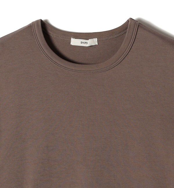 SHIPS for women「《一部追加予約》オーガニック コットン スムース TEE」|Tシャツ・カットソー|