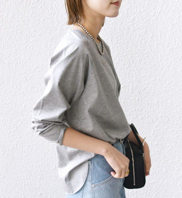 SHIPS for women「〈手洗い可能〉ベースボール TEE」|Tシャツ・カットソー|