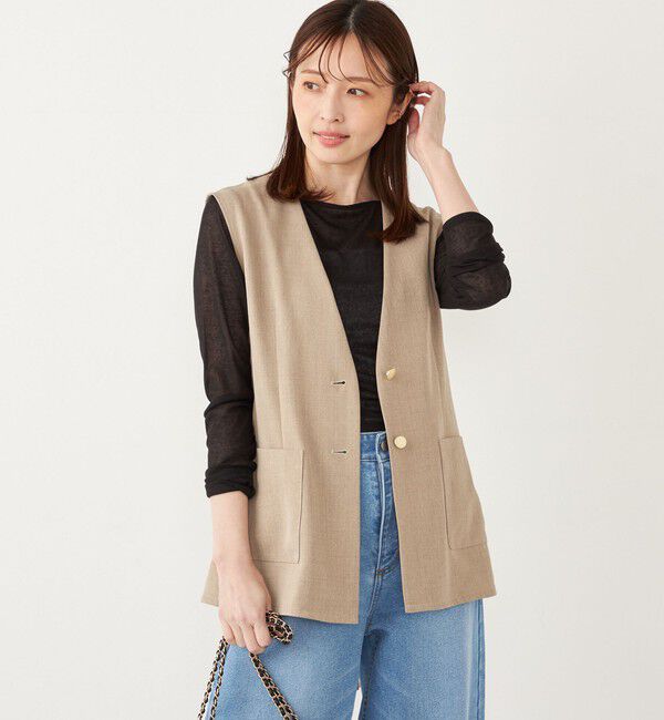 SHIPS Colors 「SHIPS Colors:〈洗濯機可能〉シアー テレコ ボートネック インナー」|Tシャツ・カットソー|