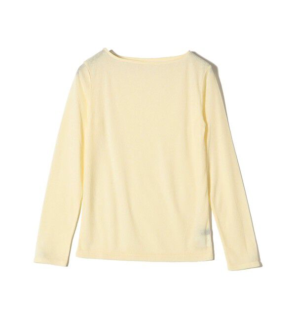 SHIPS Colors 「SHIPS Colors:〈洗濯機可能〉シアー テレコ ボートネック インナー」|Tシャツ・カットソー|