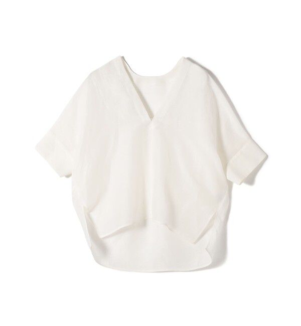 SHIPS for women「【一部WEB限定】〈手洗い可能〉IMPERIAL LINEN スキッパー ブラウス」|シャツ・ブラウス|