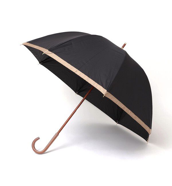 SHIPS Colors 「assa:BODYWRAP グログラン 傘 (晴雨兼用・親骨60cm)◇」|傘|ブラック