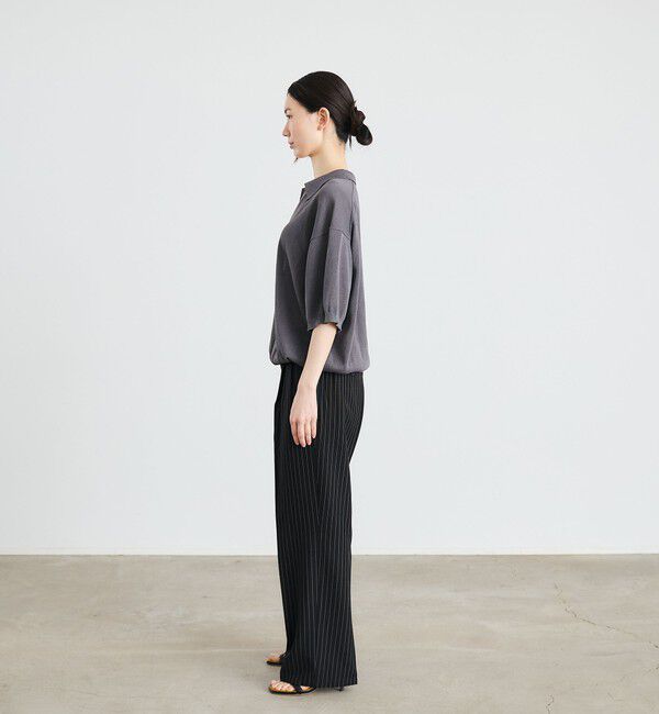 SHIPS「【City Ambient Products別注】crepuscule: JAPAN PAPER SKIPPER ニットポロ」|ポロシャツ|