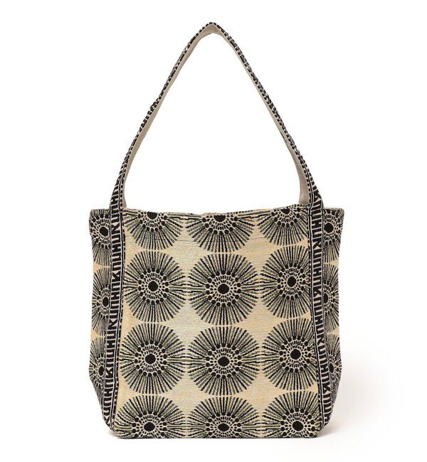 SHIPS for women「【SHIPS別注】UHURU:ロゴ ハンドル ジャカード トート」|トートバッグ|