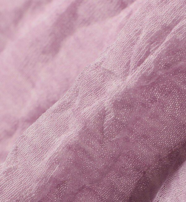 SHIPS for women「《予約》Wai＋:〈手洗い可能〉クリンクル シアー ショート スリーブ プルオーバー」|ニット・セーター|