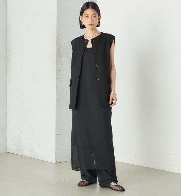 SHIPS for women「Wai＋:〈手洗い可能〉2タック スラックス」|スラックス|