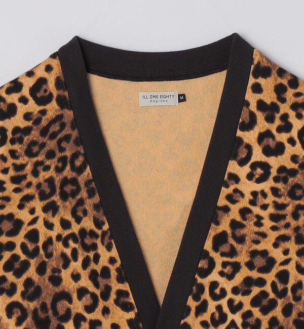 SHIPS「ILL180&deg;: LEOPARD SWEAT CARDIGAN」|カーディガン|