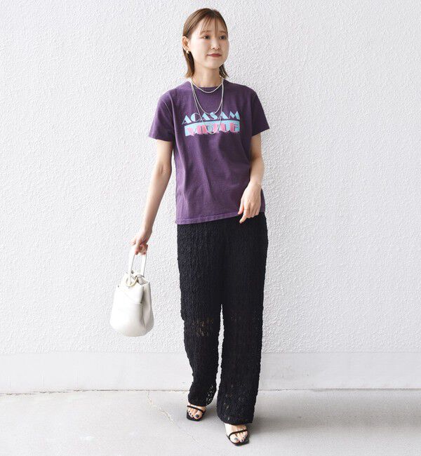 SHIPS for women「ACASAM:クルーネック TEE」|Tシャツ・カットソー|