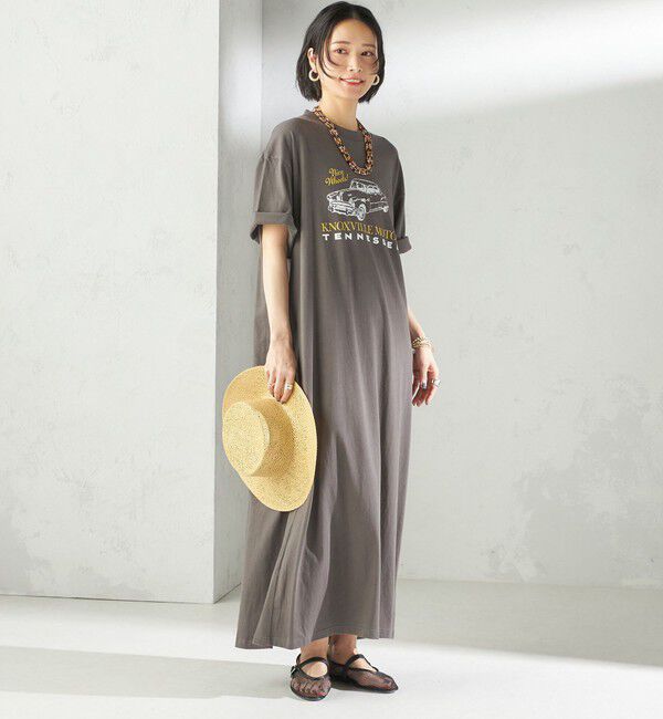 SHIPS for women「TENNESSEERIVER:TEE ワンピース」|ワンピース|ダークグレー