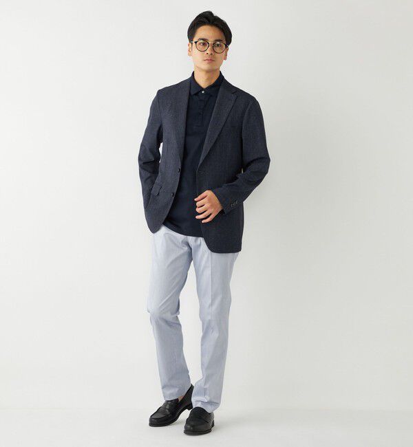 SHIPS Colors 「SHIPS Colors:〈接触冷感・抗菌防臭〉シルケット スムース ポロシャツ」|ポロシャツ|