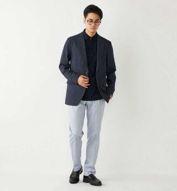 SHIPS Colors 「SHIPS Colors:〈接触冷感・抗菌防臭〉シルケット スムース ポロシャツ」|ポロシャツ|