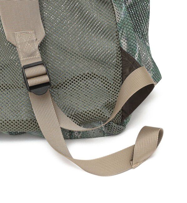 SHIPS any「WEEKENDER: メッシュ リアルツリーカモ プリント ポケット バックパック」|リュック|