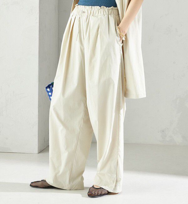 SHIPS for women「maroba:＜手洗い可能＞ドロスト ラッシュ パンツ」|その他|