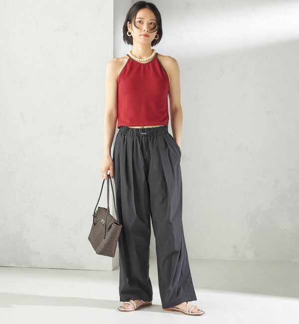 SHIPS for women「maroba:＜手洗い可能＞ドロスト ラッシュ パンツ」|その他|