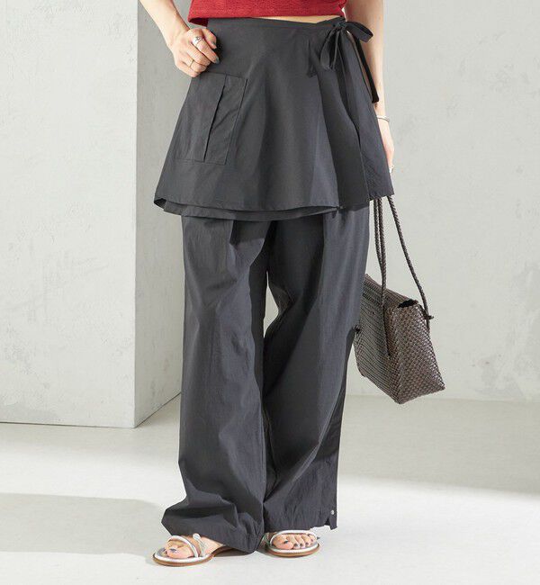 SHIPS for women「maroba:＜手洗い可能＞ドロスト ラッシュ パンツ」|その他|