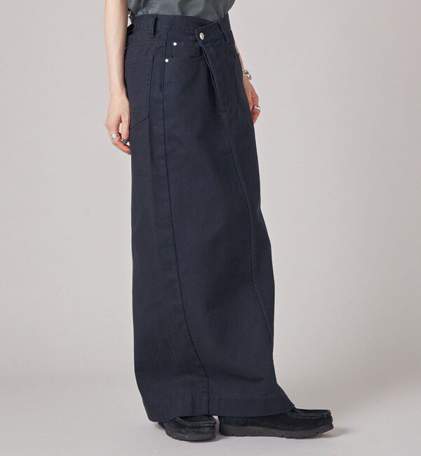 SHIPS for women「SHIPS NINE CASE:〈洗濯機可能〉フロント スラント スカート」|スカート|