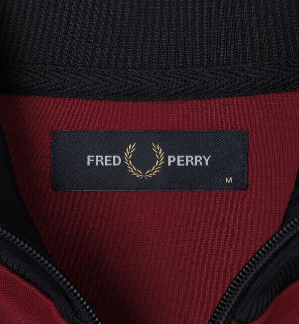 SHIPS「FRED PERRY: コントラスト スリーブ トラック ジャケット」|スウェット・ジャージ|