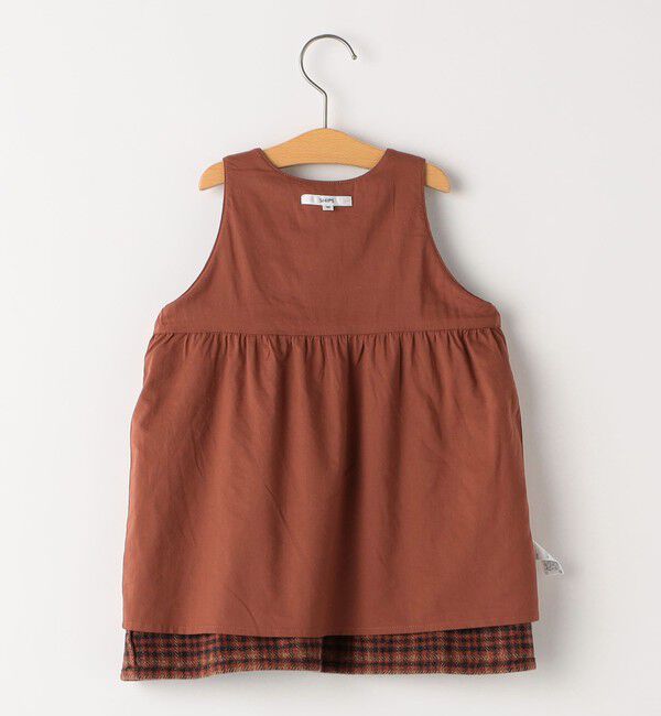 SHIPS KIDS「SHIPS KIDS:80～90cm /ベビー ツイード ワンピース」|その他ベビーウェア|