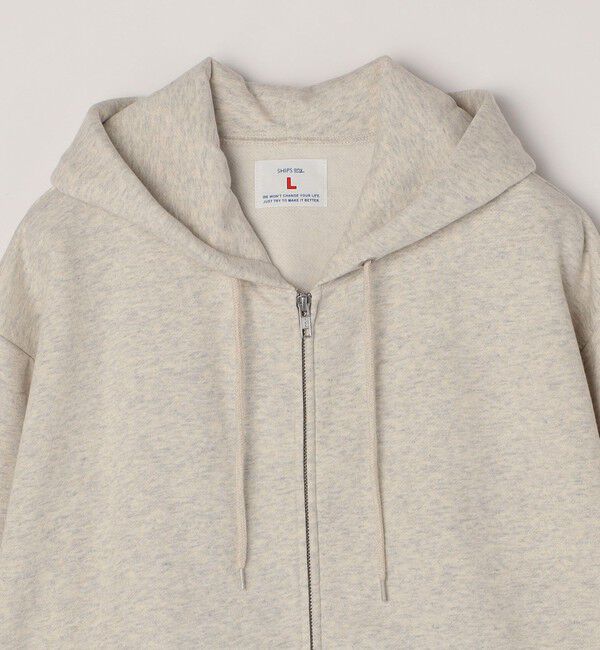 SHIPS any「SHIPS any: ヴィンテージライク 裏起毛 スウェット ジップ パーカー◇」|パーカー|