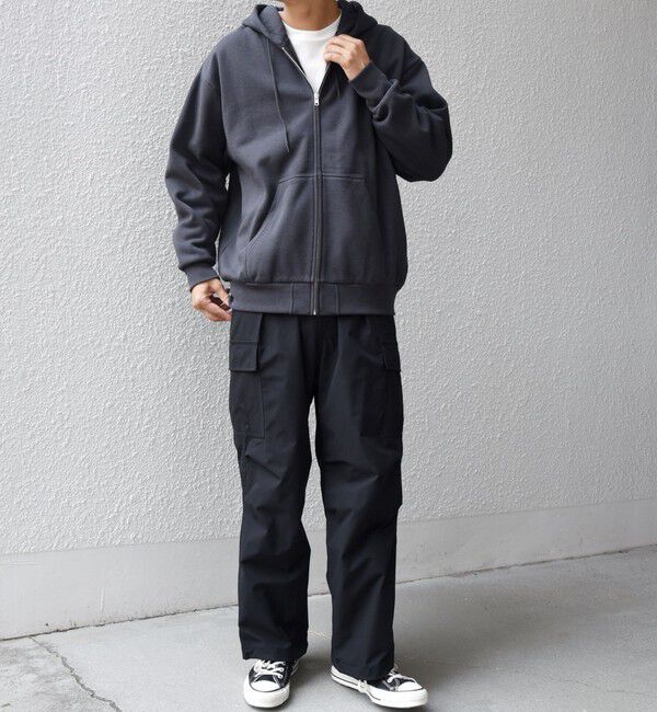 SHIPS any「SHIPS any: ヴィンテージライク 裏起毛 スウェット ジップ パーカー◇」|パーカー|