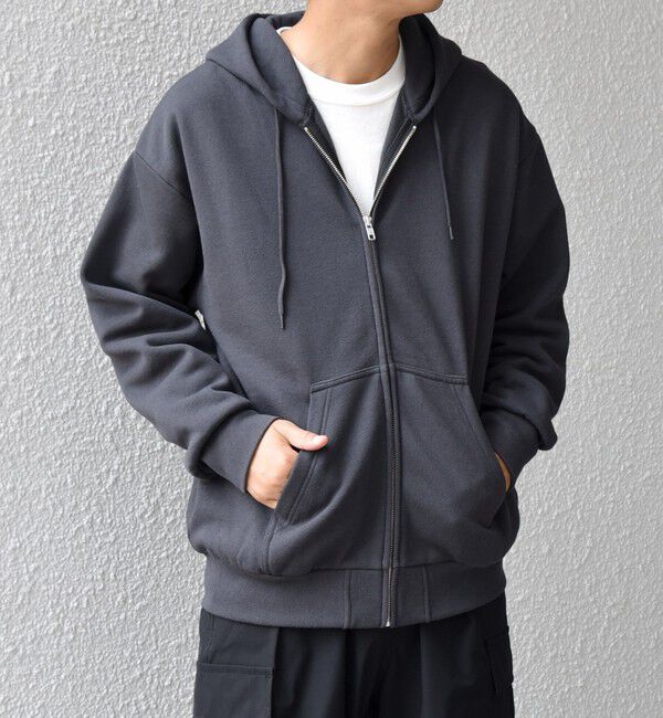SHIPS any「SHIPS any: ヴィンテージライク 裏起毛 スウェット ジップ パーカー◇」|パーカー|