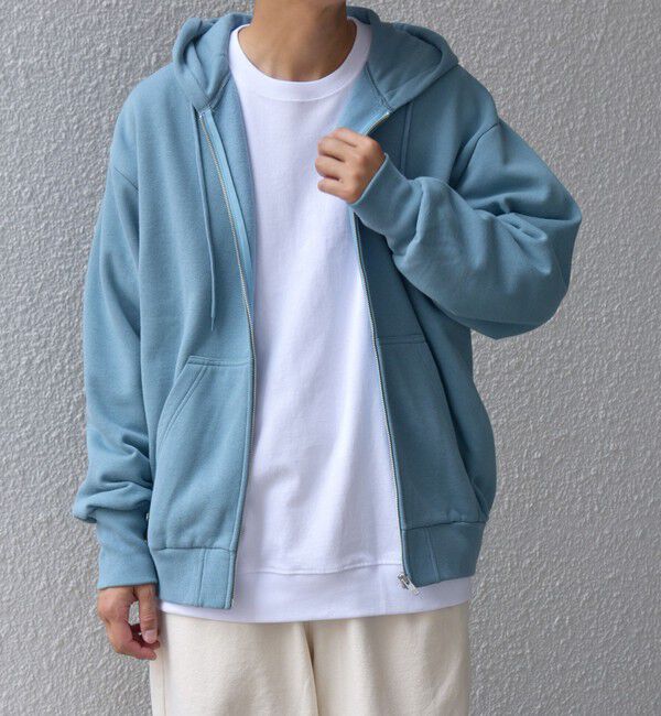 SHIPS any「SHIPS any: ヴィンテージライク 裏起毛 スウェット ジップ パーカー◇」|パーカー|