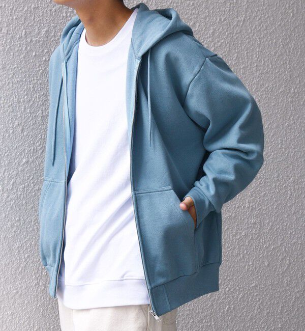 SHIPS any「SHIPS any: ヴィンテージライク 裏起毛 スウェット ジップ パーカー◇」|パーカー|