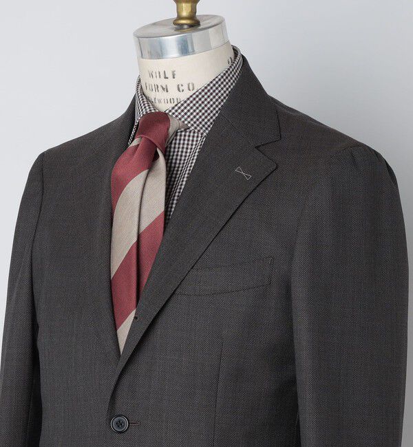 SHIPS「Stefanobigi: メランジ ワイド ストライプ ネクタイ」|ネクタイ・蝶ネクタイ|