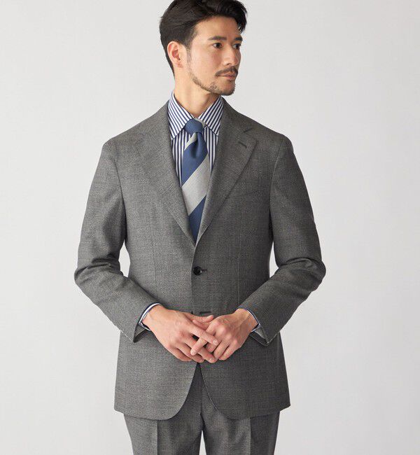 SHIPS「Stefanobigi: メランジ ワイド ストライプ ネクタイ」|ネクタイ・蝶ネクタイ|