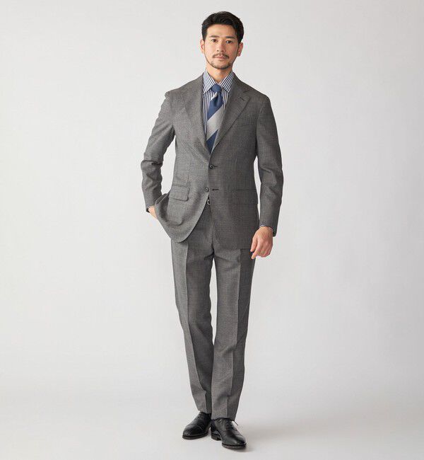 SHIPS「Stefanobigi: メランジ ワイド ストライプ ネクタイ」|ネクタイ・蝶ネクタイ|