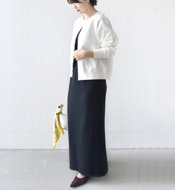 SHIPS for women「【SHIPS別注】TENNESSEE:〈洗濯機可能〉スナップ 釦 スウェット カーディガン」|カーディガン|