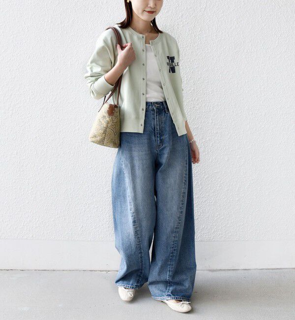 SHIPS for women「【SHIPS別注】TENNESSEE:〈洗濯機可能〉スナップ 釦 スウェット カーディガン」|カーディガン|