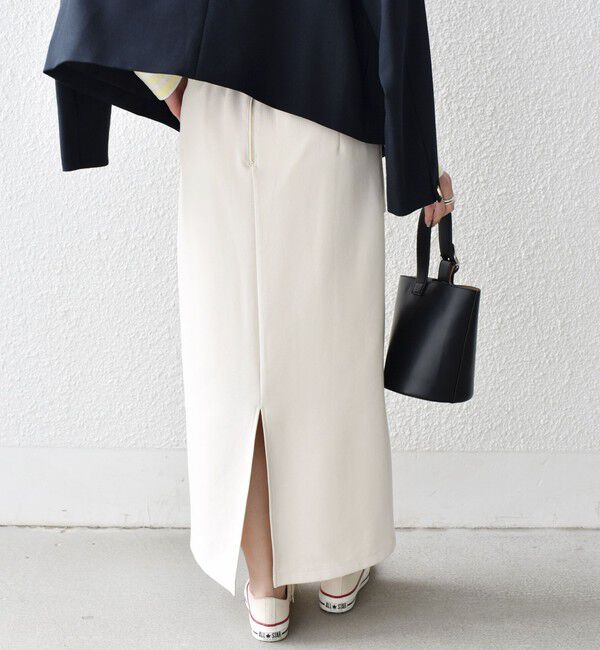 SHIPS Colors 「SHIPS Colors:〈手洗い可能〉リブ ダンボール タイト スカート」|タイト|