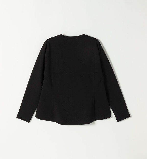 quaranciel「quaranciel:〈洗濯機可能〉カットジョーゼット ドッキング コルセット プルオーバー」|Tシャツ・カットソー|