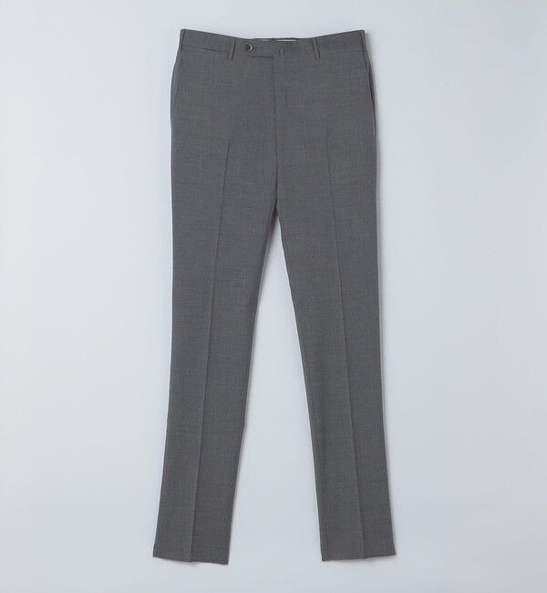 SHIPS「PT TORINO: SLIM FIT ウォッシャブル ウール スラックス」|スラックス|グレー